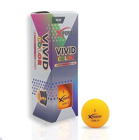 XPERON Vivid Color 3-Piece Premium Golf Ball