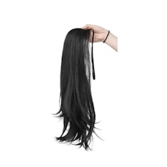 Hair Clip Ponytail Tali Lurus Natural Black 55 cm