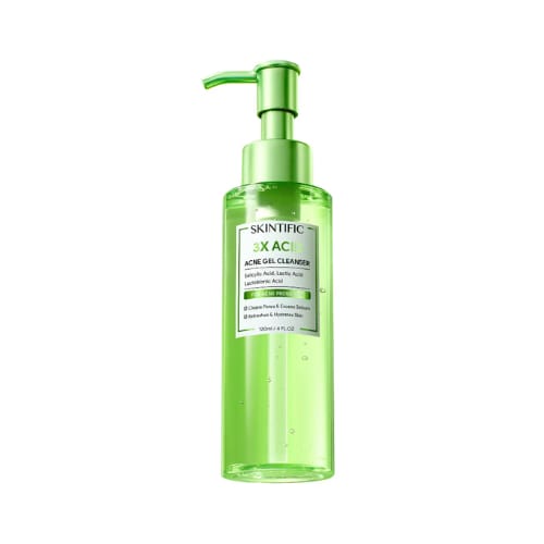 SKINTIFIC ｜ 3X Acid Acne Gel Cleanser