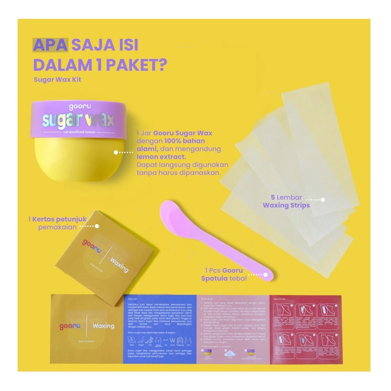 Gooru Gooru Sugar Wax Caramelized Lemon