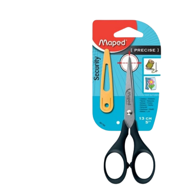 Gunting Kertas Super Tajam 13 cm dengan tutup