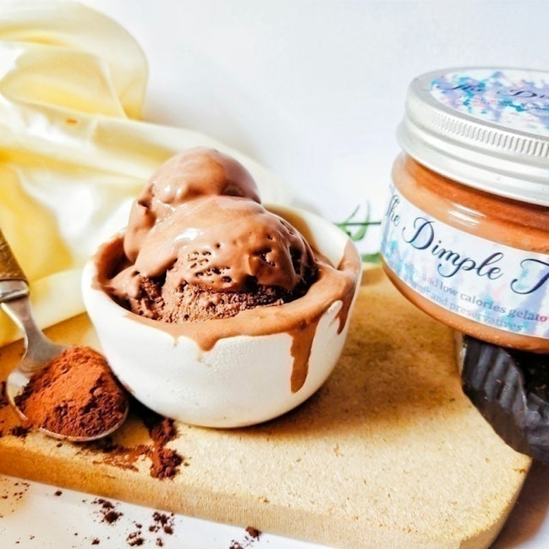Delicate Dark Chocolate Gelato 1