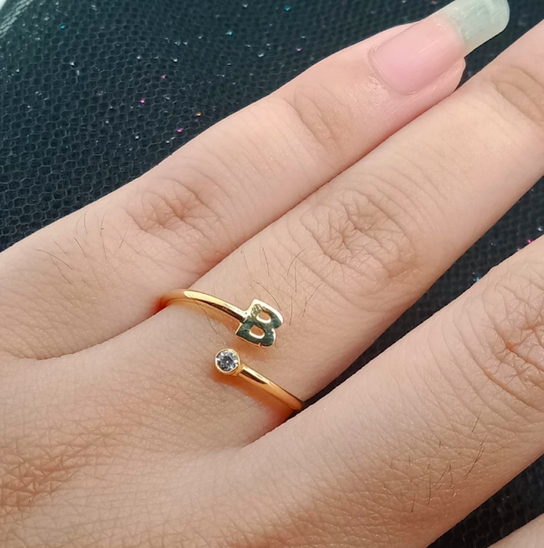 Cincin Emas Huruf Abjad 2