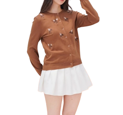 Nalure Lyla Cardigan Flower Vintage