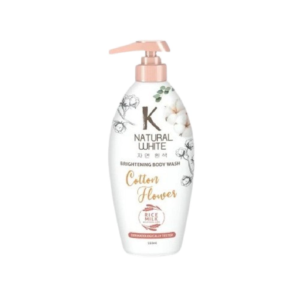 K Natural White Brightening Body Wash Cotton Flower