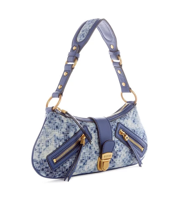 Belle Vintage Top Zip Shoulder Bag 3