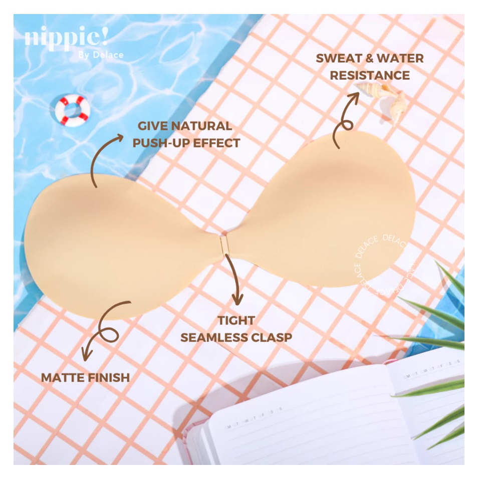 Delace  Delace Angel Silicone Bra Nippie