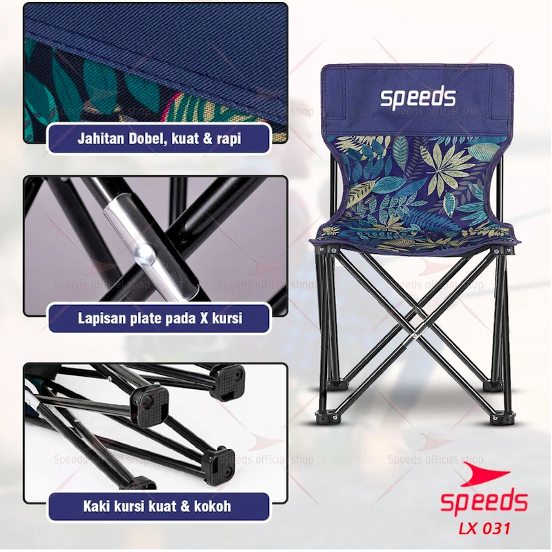 SPEEDS Kursi Lipat Outdoor Serbaguna (L) 3