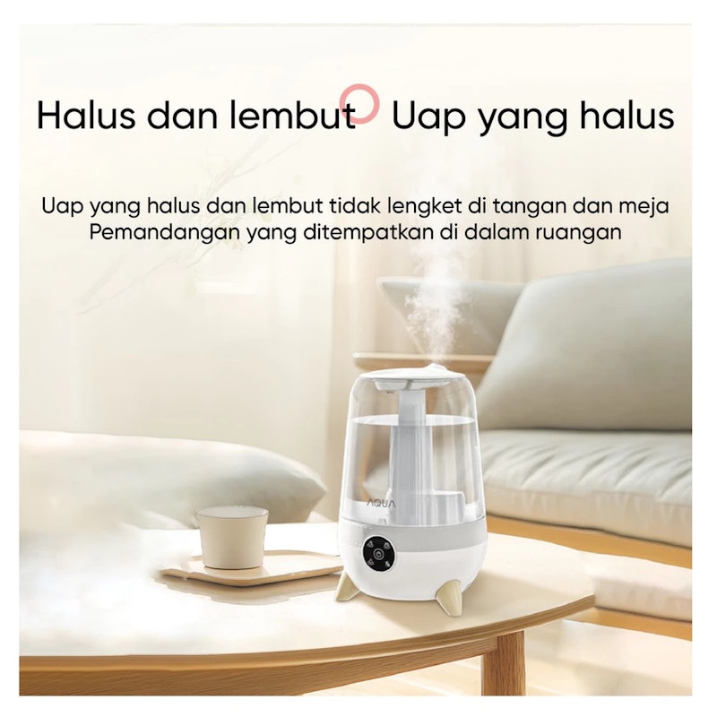 AQUA Humidifier with Essential Oil Diffuser Tray 4