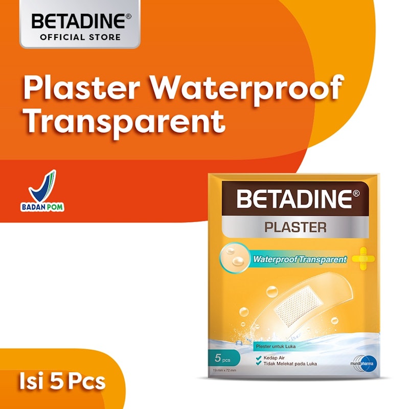 Betadine® Plaster Waterproof Transparent 2