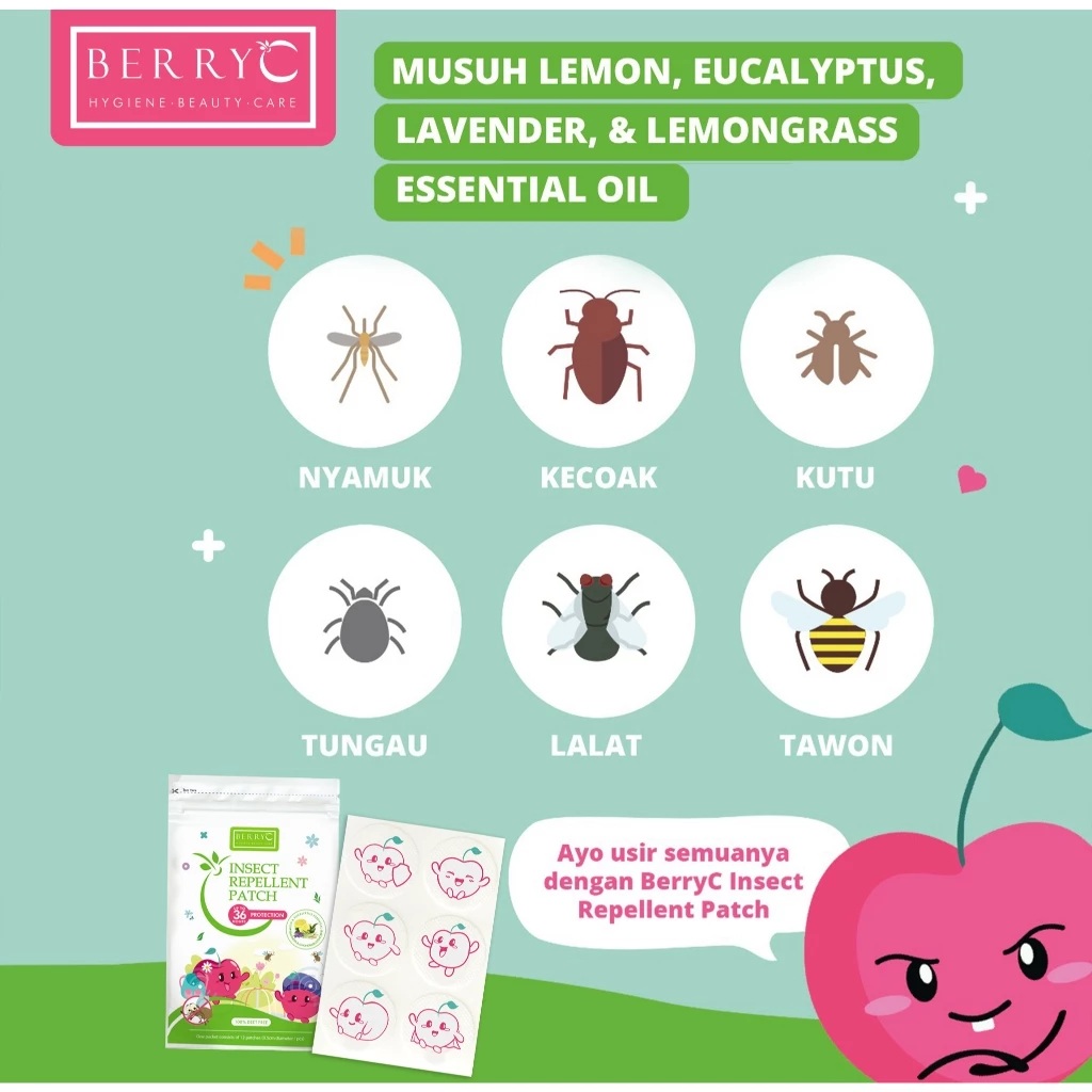 Tevo Creations Sdn Bhd BerryC Insect Repellent Patch