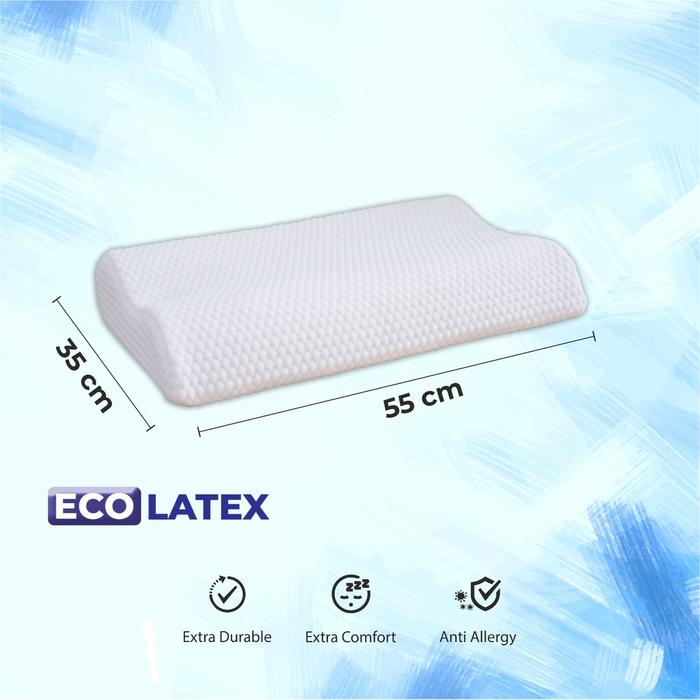  Tokyo Foam Bantal Eco Latex Contour Rebounded