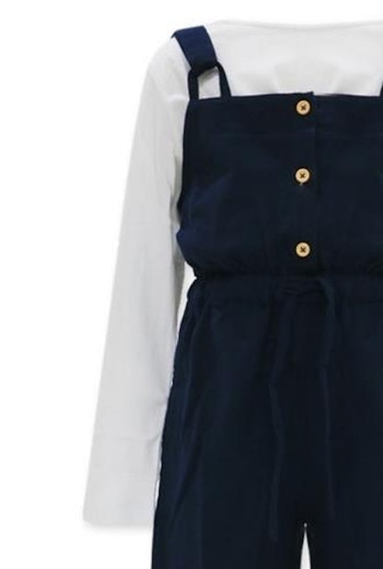 Osella Baju Perempuan Jumpsuit Polos Navy 4