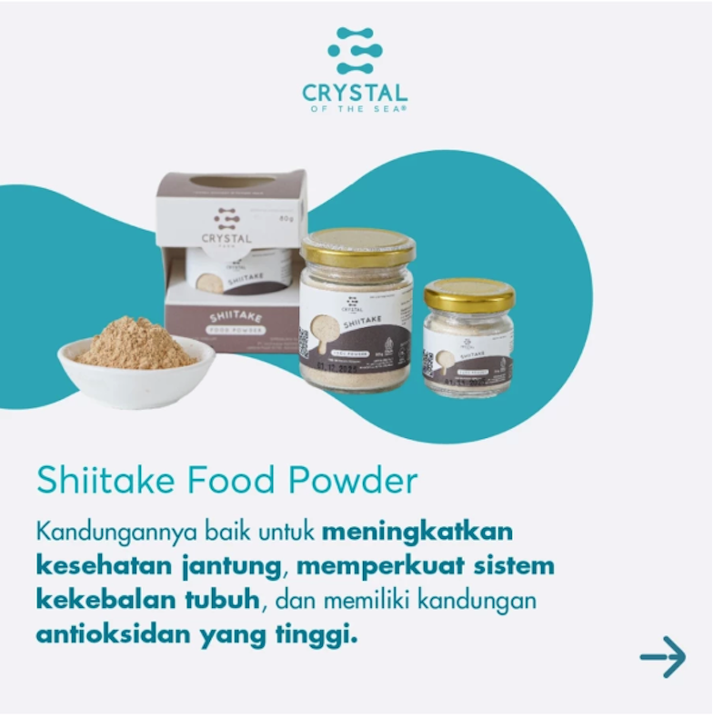 Crystal of The Sea Shiitake Mushroom Powder 4