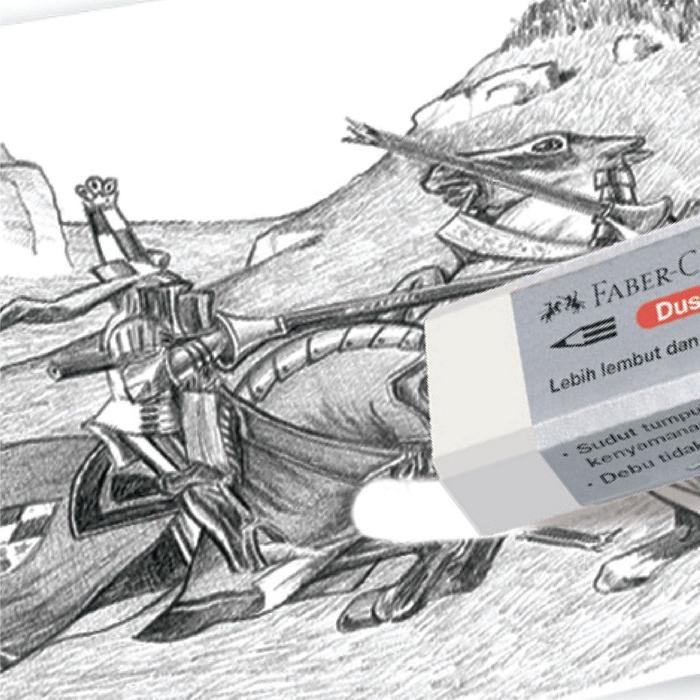 Faber-Castell Eraser Dust-Free Small White