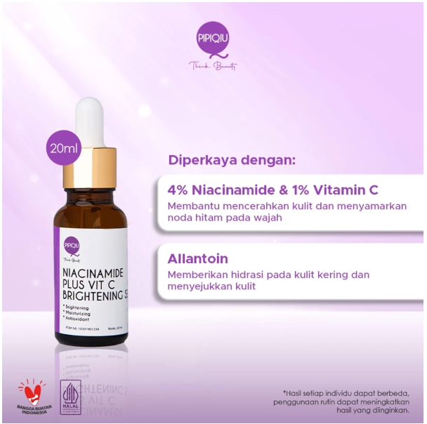 Javinci Berkat Kreatif Sentosa Pipiqiu Niacinamide Plus Serum + Vitamin C