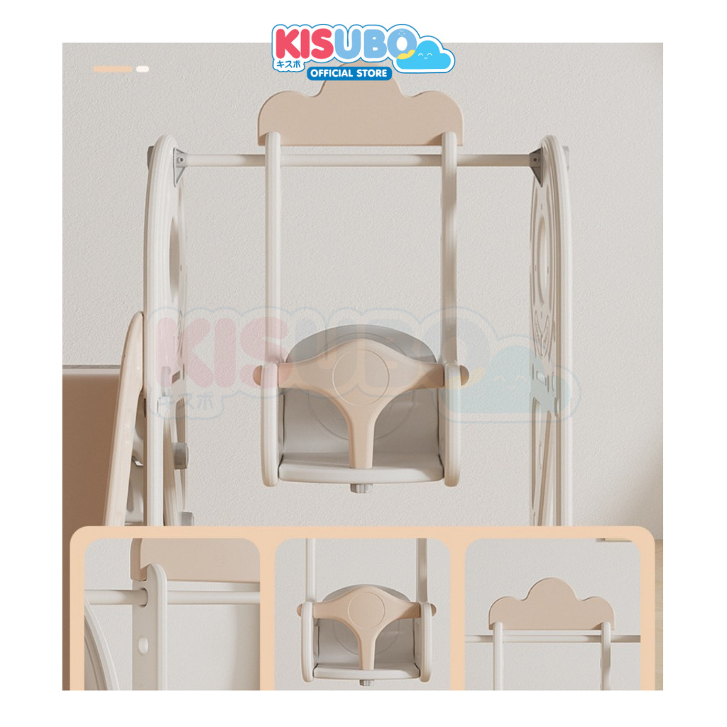 Visi Ragam Trigatra KISUBO Kids Playground 4in1 White Grey 048