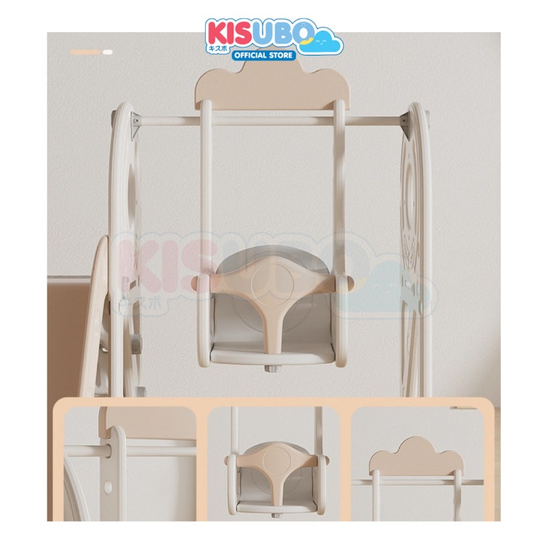 KISUBO Kids Playground 4in1 White Grey 4