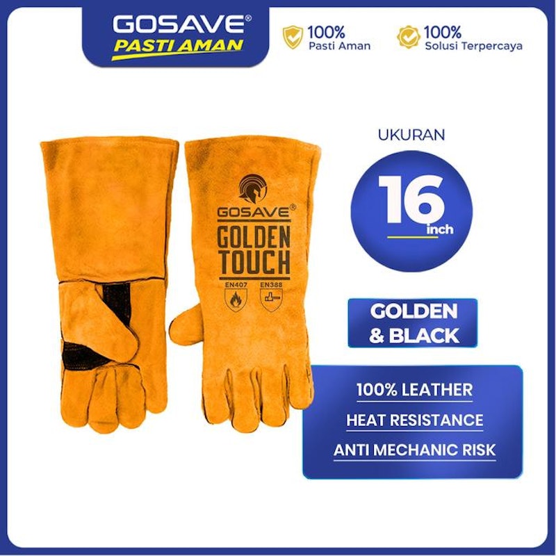 Gosave Golden Touch Sarung Tangan Las 3