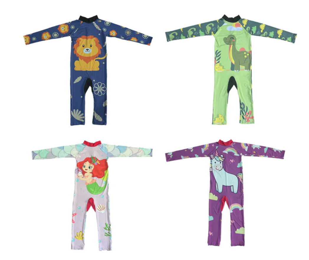 WANNAFIT Baju Renang Panjang Full Print