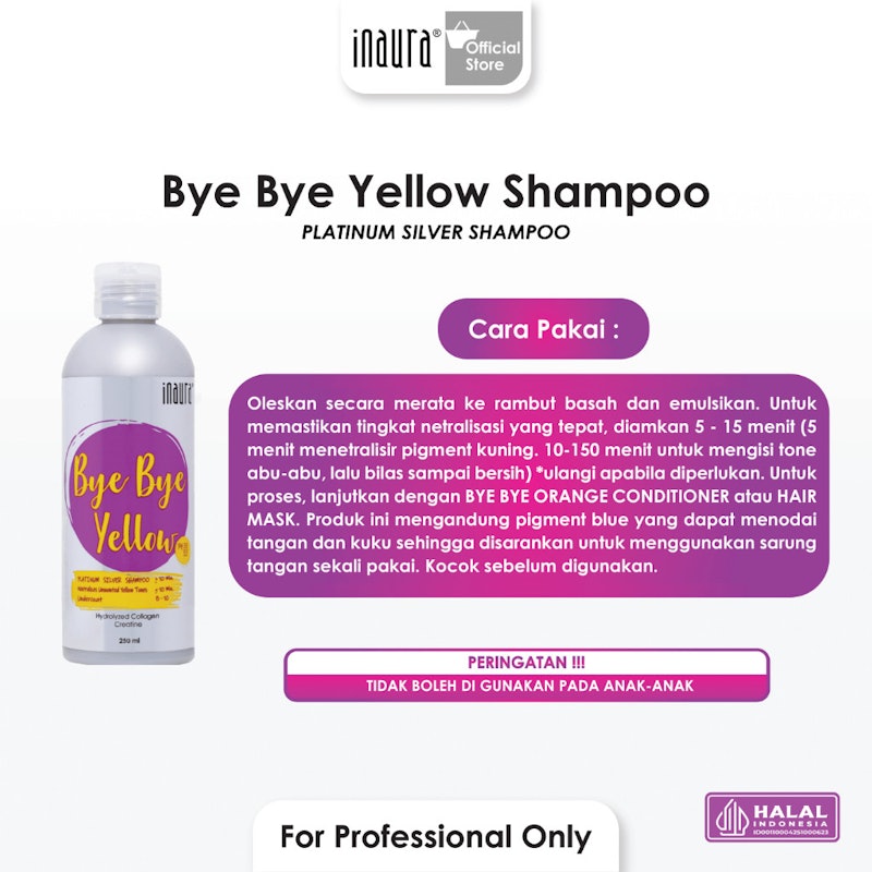 Inaura Bye-Bye Yellow Shampoo 3