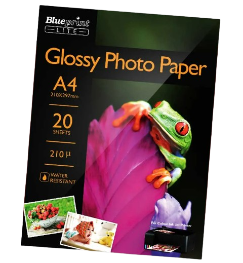 BLUEPRINT Lite Glossy Photo Paper A4