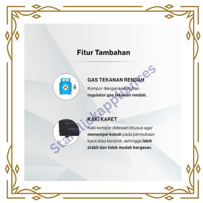 Rinnai Indonesia Rinnai Kompor Gas RI-202S