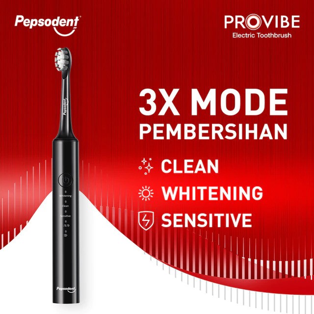 Unilever Indonesia Pepsodent ProVibe Sikat Gigi Elektrik