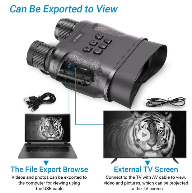 Apexel  Infrared Night Vision Binoculars for Complete Darkness  NV001