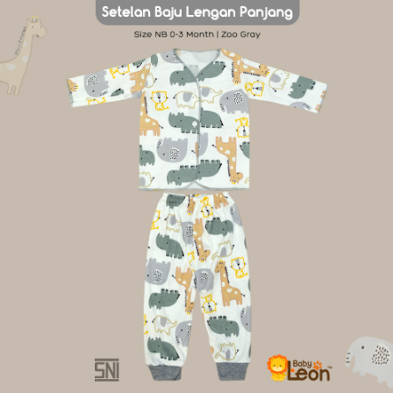Baby Leon Setelan Bayi Lengan Panjang 2