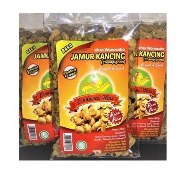 Keripik Jamur Kancing Cendawan Mas