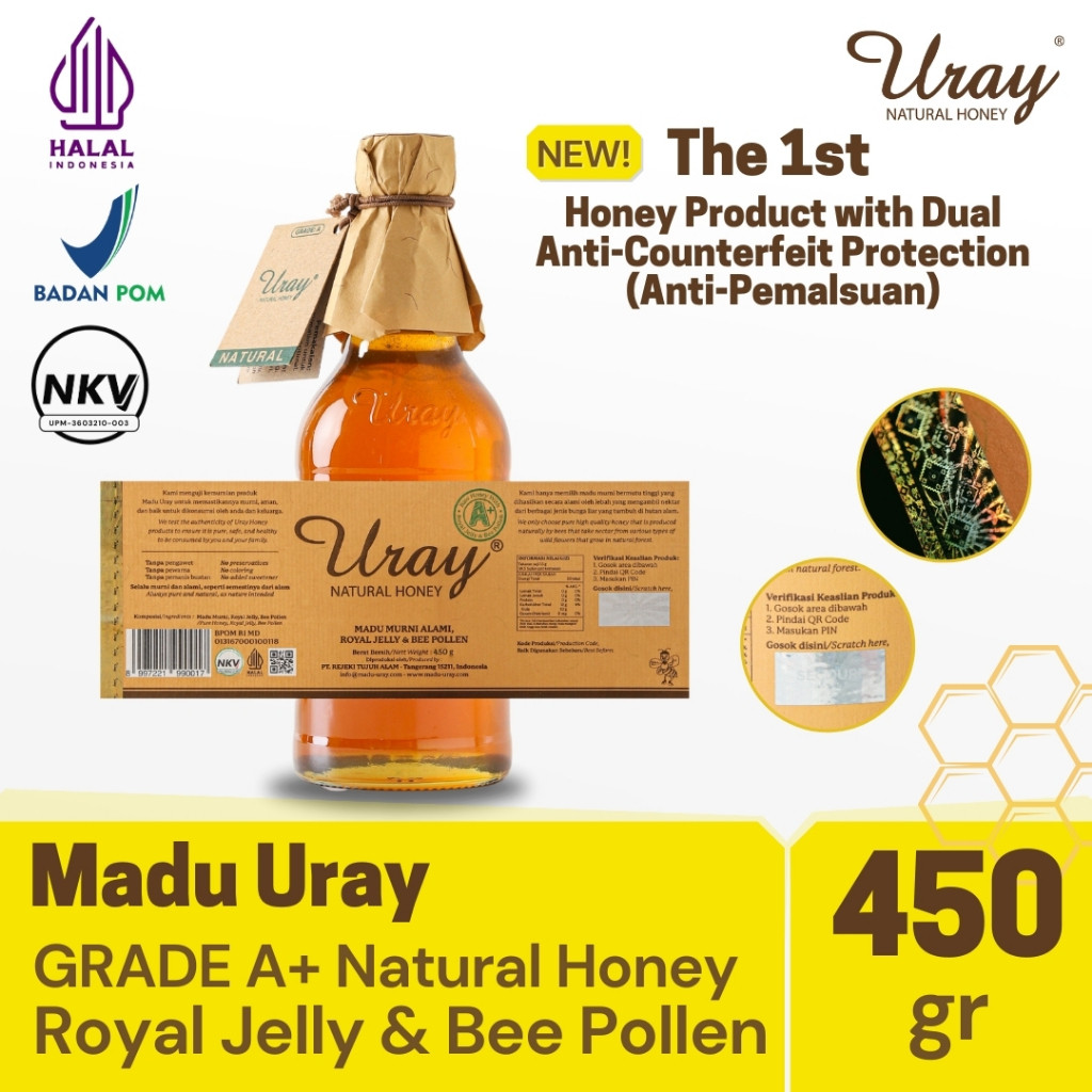 Rejeki Tujuh Alam  Madu Uray Natural Grade A+