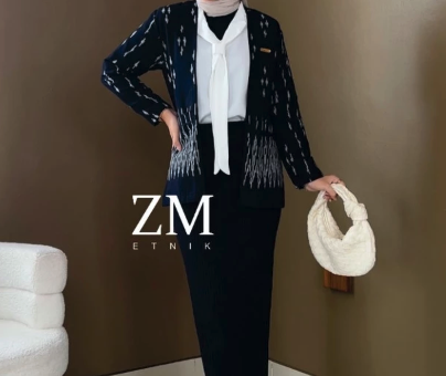  ZM ETNIK Blazer Tenun Diajeng 