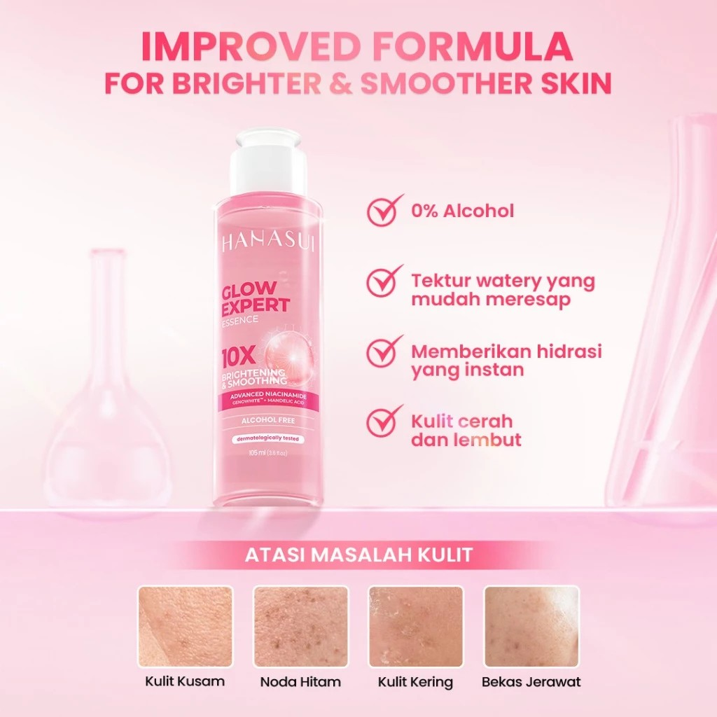 Eka Jaya Internasional Hanasui Glow Expert Essence Toner