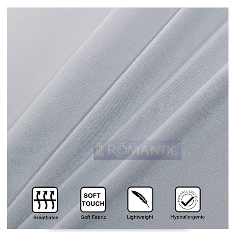 Romantic Two Tone Bedcover Sprei Set 180x200 5