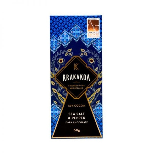 Flavoured Dark Chocolate, Sea Salt & Pepper
