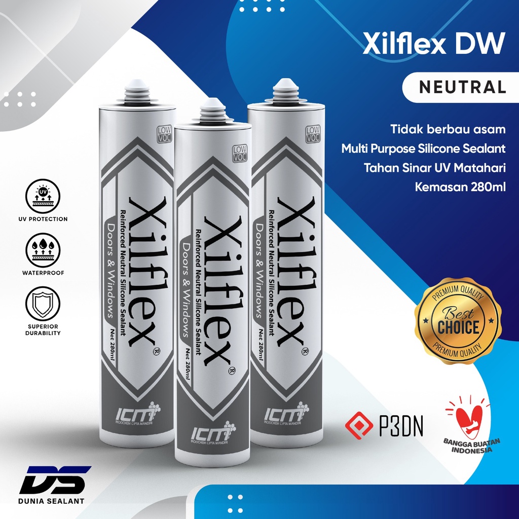 Indochem Cipta Mandiri  Xilflex DW Silikon Sealant Netral