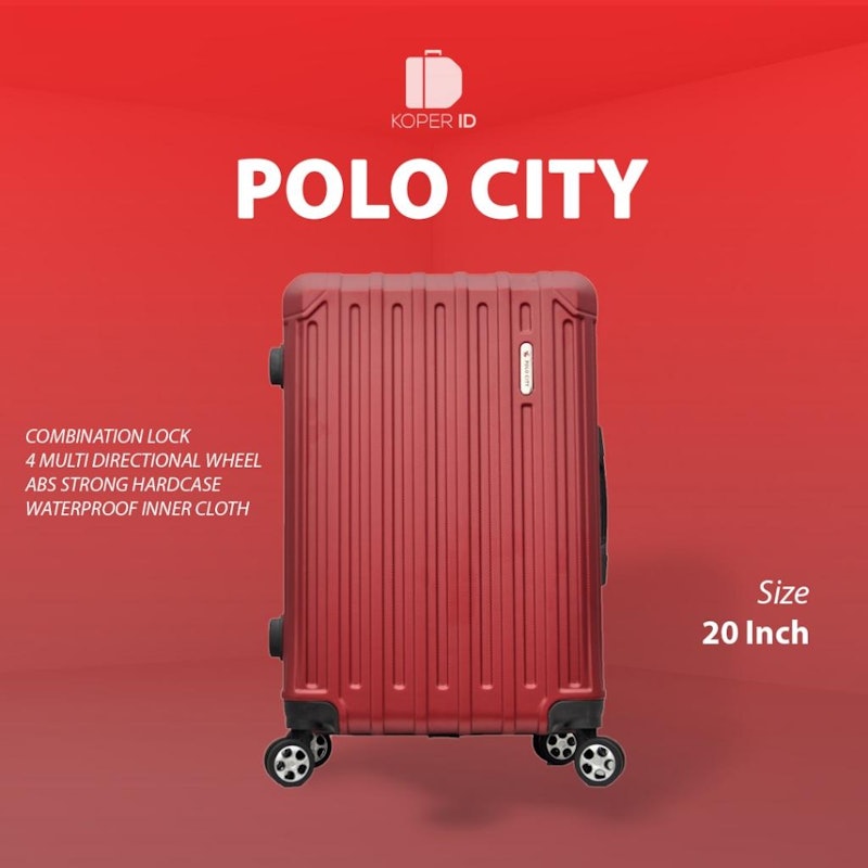Primajaya Pantes Garment - Polo City Tas Koper Hardcase Size 20 Inch 5