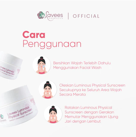 Lavees Cosmedics Luminous Physical Sunscreen  5