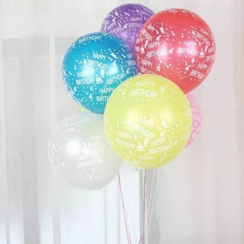Balon Latex Motif HBD 3