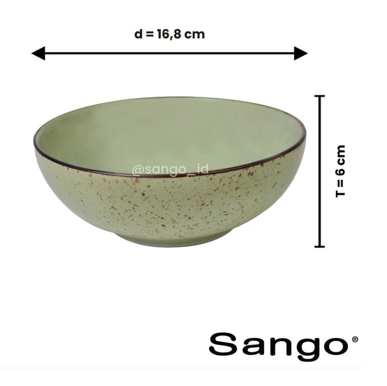 Sango Ceramics Indonesia Sango Set Peralatan Makan Maidenhair (Isi 4)