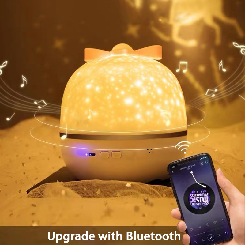 Hyderson Lampu Tidur Proyektor LED 3 Warna Starlight