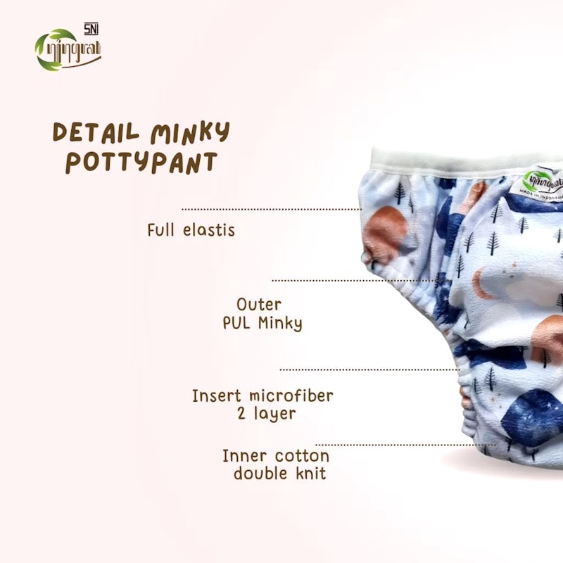 Ningrat Potty Pant Minky Outer 3