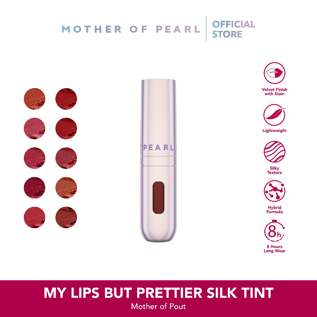 MOP Indonesia Corp Mother of Pearl My Lips but Prettier Silk Tint