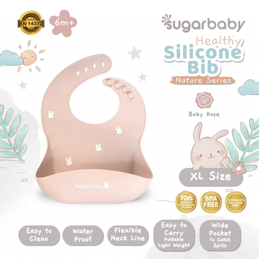 Sugarbaby Healthy Silicone Bib (Nature Series)