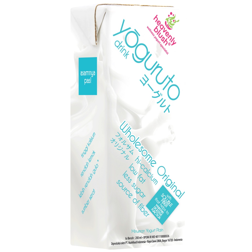 Haevenly Nutrion Indonesia Heavenly Blush Yoguruto Yogurt Drink Original
