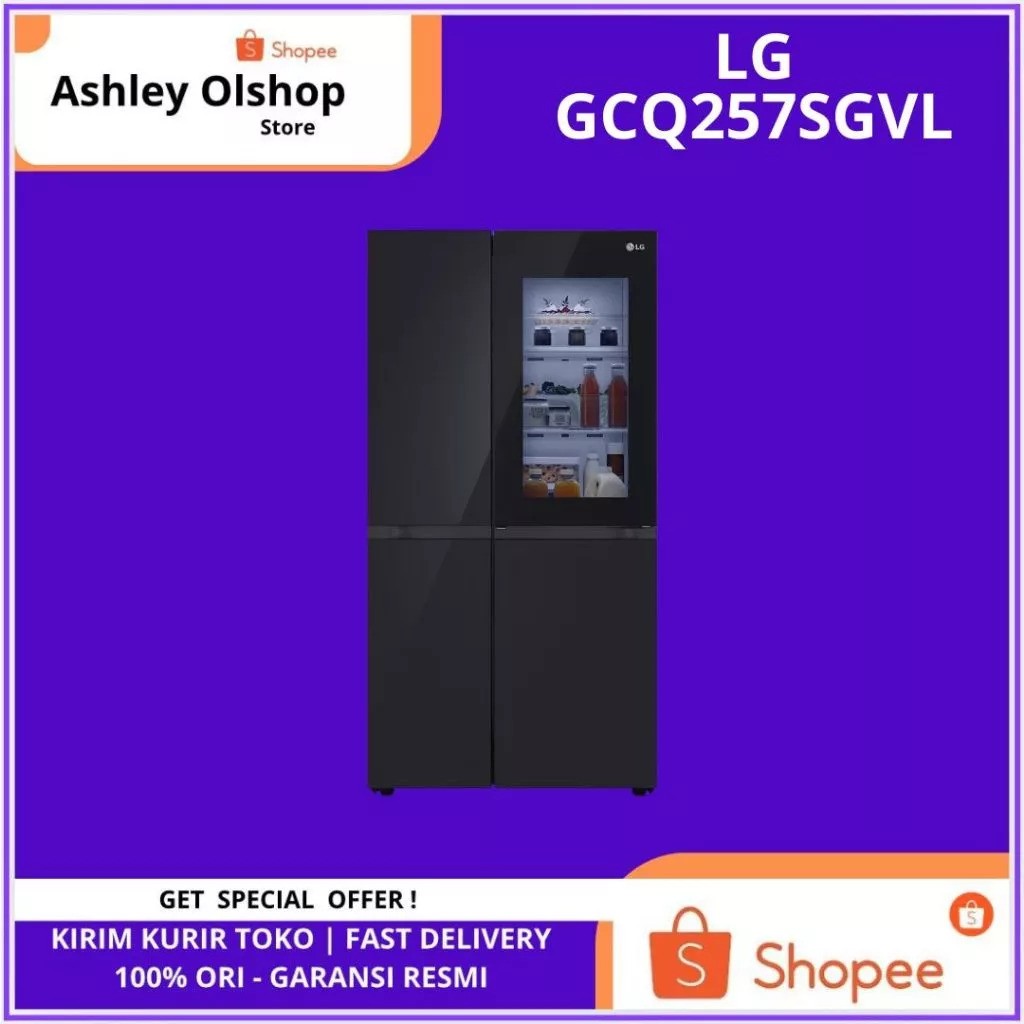 LG Electronics LG Kulkas InstaView™ Side by Side 694L / 647L GC-Q257SGVL