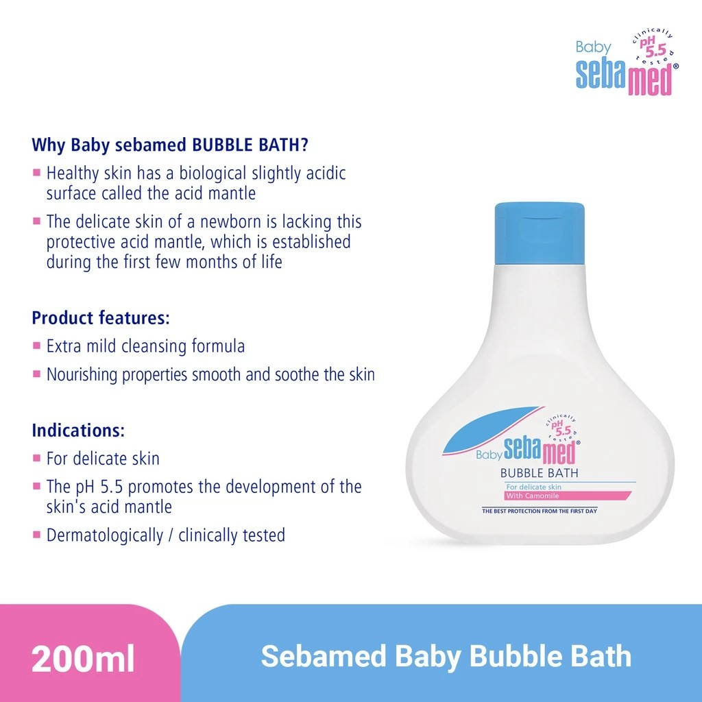Sebapharma GmbH & Co. KG Pharmazeutische Chemische Industrie Sebamed® Baby Bubble Bath