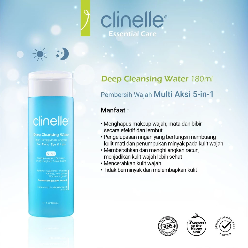 EIG Dermal Wellness Indonesia Clinelle Deep Cleansing Water
