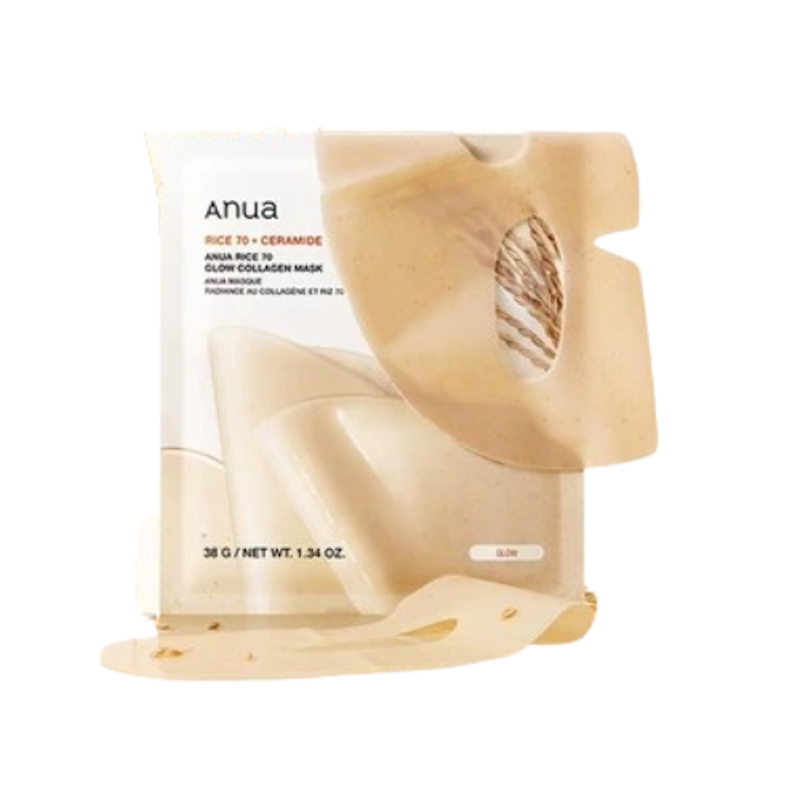 Anua Rice 70 Glow Collagen Mask 1ea 1